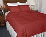 Microfiber Full/Queen Mini Duvet Cover Set, Merlot