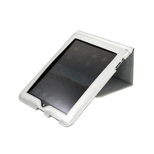 External hard drive:CaseCrown Canvas Vertical Flip Stand Case (Silver) for the Apple iPad Wifi / 3G Model 16GB, 32GB, 64GB