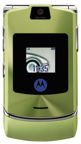 Motorola - RAZR V3i Téléphone portable Bluetooth - photo, MP3, MicroSD, Reco. Vocale - Celery