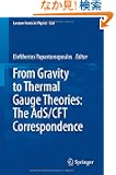 From Gravity to Thermal Gauge Theories: The AdS/CFT Correspondence (Lecture Notes in Physics)
