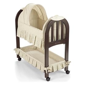 Eddie Bauer Musical Rocking Bassinet Cherry