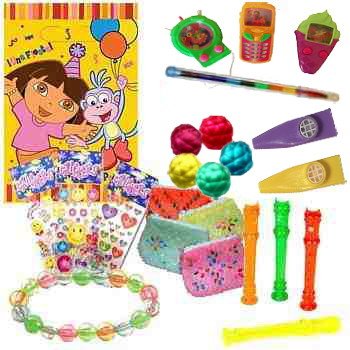 PRE FILLED Dora the Explorer PREMIUM Party Bag (Girls Toys)