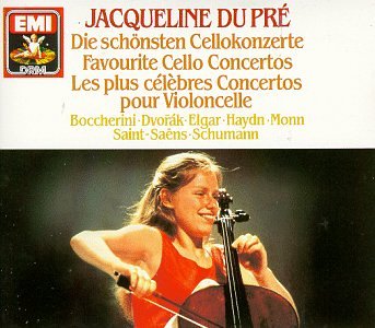 CD-Charts  Music : Jacqueline du Pre - Favourite Cello Concertos ~ Boccherini, Dvorak, Elgar, Haydn, Monn, Saint-Saens, Schumann