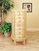 Jewelry : Powell Natural Maple Jewelry Armoire