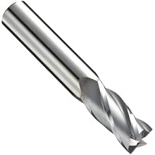 Niagara Cutter C430 Carbide Square Nose End Mills, Inch, Right Hand, Round Shank, TiCN Finish