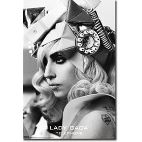 Lady Gaga Telephone Music Poster Print - 22x34