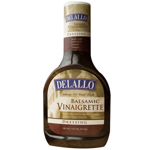DeLallo Balsamic Vinaigrette Dressing, 16-Ounce Unit (Pack of 5) by DeLallo