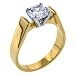 Round Cut Cz Promise Right Hand Wedding Engagement Solitaire Ring