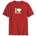 T-Shirt Red " I Love Moldova " Country