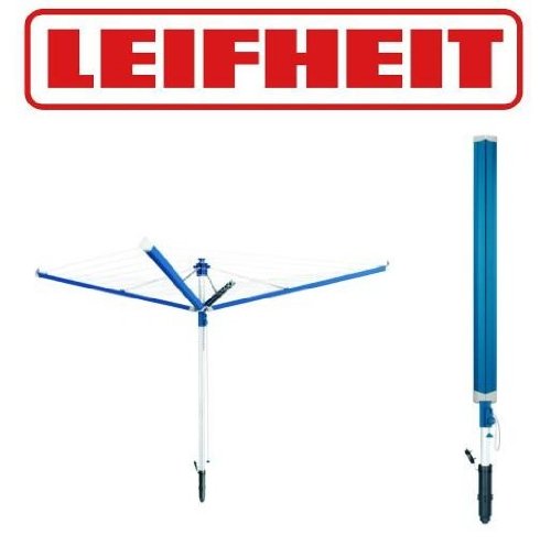 Leifheit Wäschespinne, Wäscheschirm LINOFIXX 500 mit Bodenhülse gratis