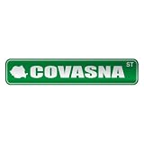  COVASNA ST  STREET SIGN CITY ROMANIA