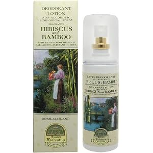 Hibiscus and Bamboo with Extracts of Hibiscus and Bamboo by Speziali Fiorentini 3.3 oz Deodorant Spray
