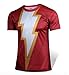 G-Like Men's Justice League Shazam Short T-shirt (X-Large)