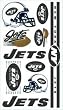 New York Jets Temporary Tattoos - SET OF 6 - Sports Merchandise