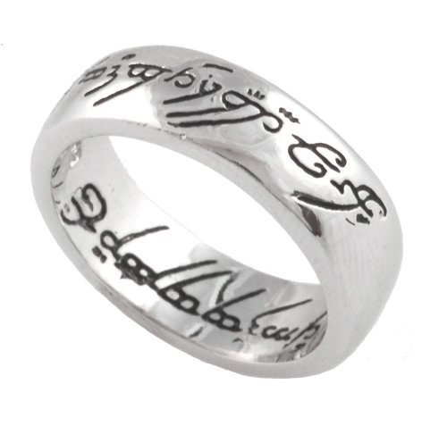 Sterling Silver Hollywood Inspired Precious Engraved Ring