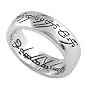 Sterling Silver Hollywood Inspired "Precious" Engraved Ring
