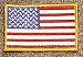 USA Flag - Gold Border Patch