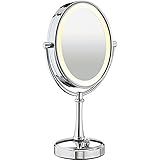 UPC 074108312860 product image for Conair BE118 Double-Sided 10x-1x Polished Nickel Variable Lighting Makeup Mirror | upcitemdb.com