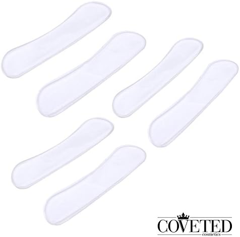 Coveted Cosmetics3 Pairs of Back Heel Cushion Inserts Liner Clear Silicone Gel Pads
