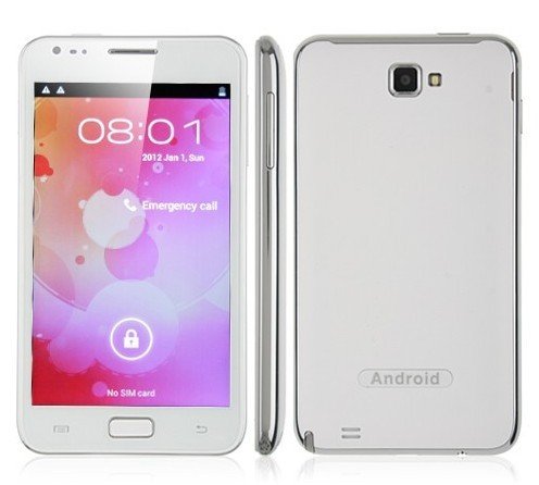 Unlocked Smartphone N8000 5 Inch Screen Android 4.0 Smart Phone Dual SIM Mtk6575 1ghz 3g Tv GPS