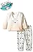 Rosie Pope Baby Girls' 3 Piece Mountain and Ombre French Terry Top, Printed Jersey Legging