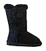 NEW Babys Girls Infant Kids Toddler Flat Winter Fur Boots Pom Pom Shoes Sz 2-8