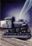 Black Steam Engine Burner With Pinon Natural Wood Incense - Incienso De Santa Fe