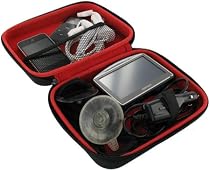 Puregadgets Exclusive Travel Case Garmin Nuvi 200 / 200W / 250 / 250W / 270 / 205 (T) / 205W (T) / 215 (T) / 215W / 255 (T) / 255W (T) / 265T / 265WT / 275T / 300T / 310T / 550 / 710 / 760T / 770 / 765T / 775T / 860 / 5000