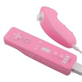 Nintendo Wii Remote and Nunchaku Controller Sexy Pink Premium Silicone Skin Case Cover (Remote and Nunchaku NOT Included) by Eforcity