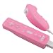 Easy Slip-On Silicone Skin Case for Nintendo Wii Remote Control & Nunchuk, Pink