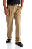 Nautica Sportswear Mens Double Pleated Cuffed Wrinkle Resistant Twill Pant