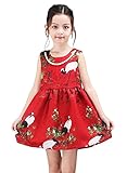 (コ-ランド) Co-land 発表会 フォーマル キッズドレス 赤 ノースリーブ 結婚式 子供ワンピース 女の子 女児 柄プリント ガールズ ベビー 入園式 演奏会 レッド 140