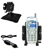 Sanyo RL-4920 Auto Bean Bag Dash Holder with Car Charger - Uses Gomadic TipExchange