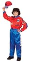 Coming Around for the Next Lap and Looking Good in This Authentic Looking Aeromax Jr. Champion Racing Suit! (shoes not included)
