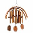 Woodstock Bamboo Rattan U-Frame Windchime