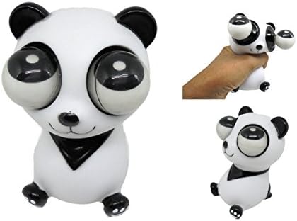 Panda Eyes Pop Out Squeeze Toy Relaxation Stress Relief Gags