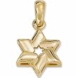 14Kt Yellow Gold Judaica Star of David Pendant