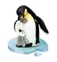 Russ Berrie  Yomiko Mom&Baby Penguin 12.5"