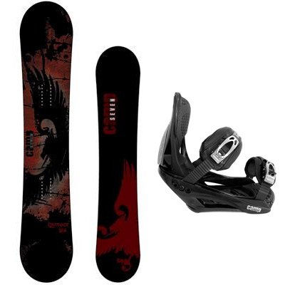2010 Camp Seven Contact 158 Snowboard + Bindings