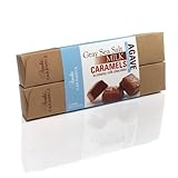 12 Pcs Gray Sea Salt Caramels in Milk Chocolate, 5.6 ounces