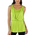 Mossimo&reg; Black: Women's 2Fer Shirred Tank - Panama Green&nbsp;