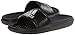 adidas Performance Voloomix XJ Slide Sandal,Black/Silver/Black,4 M US Big Kid