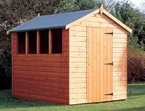 Quality Garden Shed 8x6 Special Offer Direct from the Manufacturers Bidup Sheds Total Building Swedish Redwood Timber T&G, Note Restricted Delivery Areas
