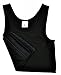 UGET Les Lesbian Tomboy Short Vest Chest Binder Tops 3XL Black