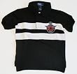 Polo Ralph Lauren Boys Winged Cross Black Polo Shirt