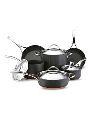 Anolon Nouvelle Copper Hard Anodized Nonstick 10-Piece Cookware Set by Anolon