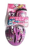 Bike USA Kidzamo Kitty Bicycle Helmet & Pads Combo