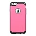 LUVVITT [Ultra Armor] Shock Absorbing Case Best Heavy Duty Dual Layer Tough Cover designed for Apple iPhone 6/6s Plus - Black / Pink
