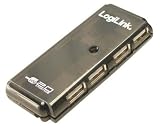Produkt-Bild: USB 2.0 Hub 4-Port / 4x USB Anschl&uuml;sse / High Speed / &Uuml;bertragungsrate: 480 MBit/Sek / Plug and Play / + Vista und Mac OS 8.6 oder h&ouml;her / LED Statusanzeige / Bis zu 127 USB Ger&auml;te