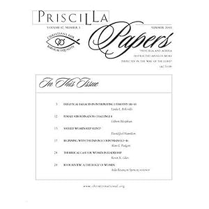 Priscilla Papers by 
